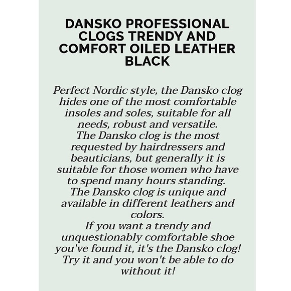 Dansko Clogs Oiled Leather Sz 39 Narrow - Picture 3 of 14